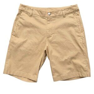 Lululemon Commission Shorts Mens Size 30 Oxford Classic Fit Stretch Beige